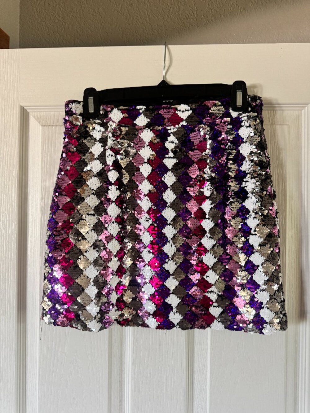 NWT Nasty Gal Sequin Mini Skirt, Size 6